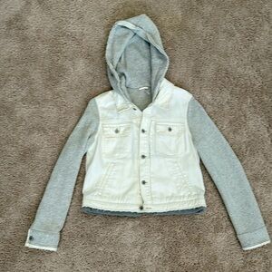 Free People White Denim Jacket